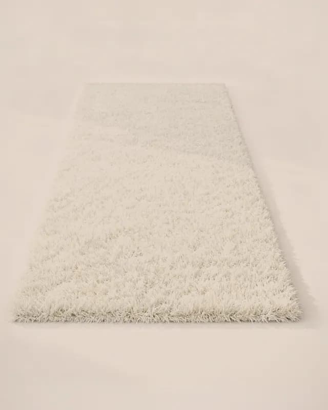 Tapete blanco pequeño